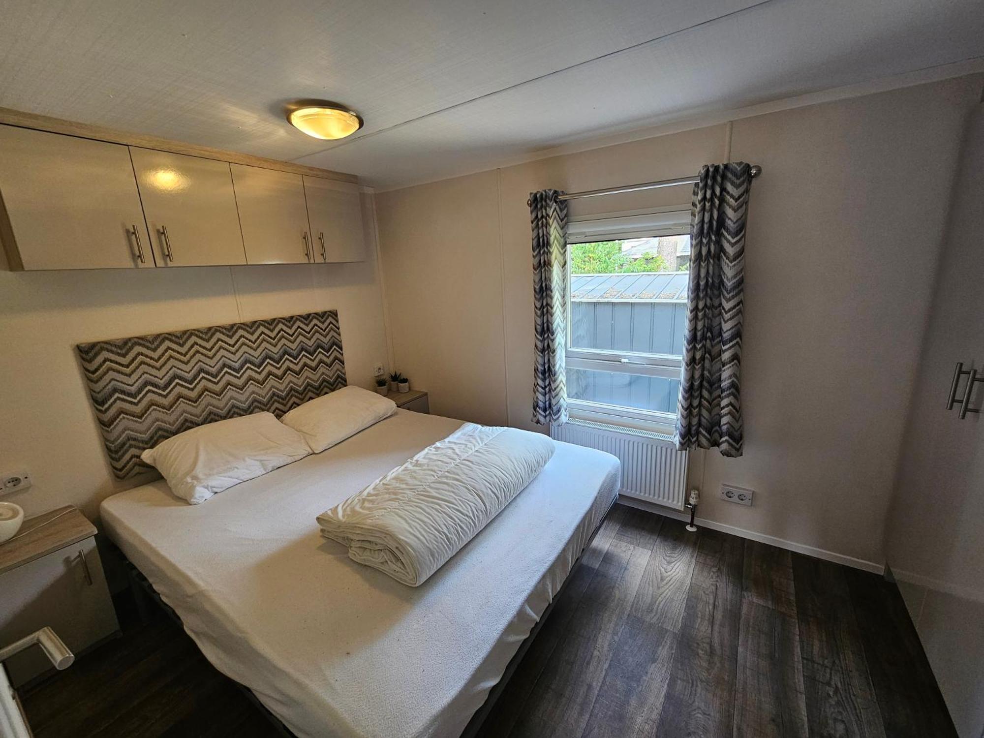 Luxe 4 Persoons Chalet Op 5 Sterren Camping رالته المظهر الخارجي الصورة